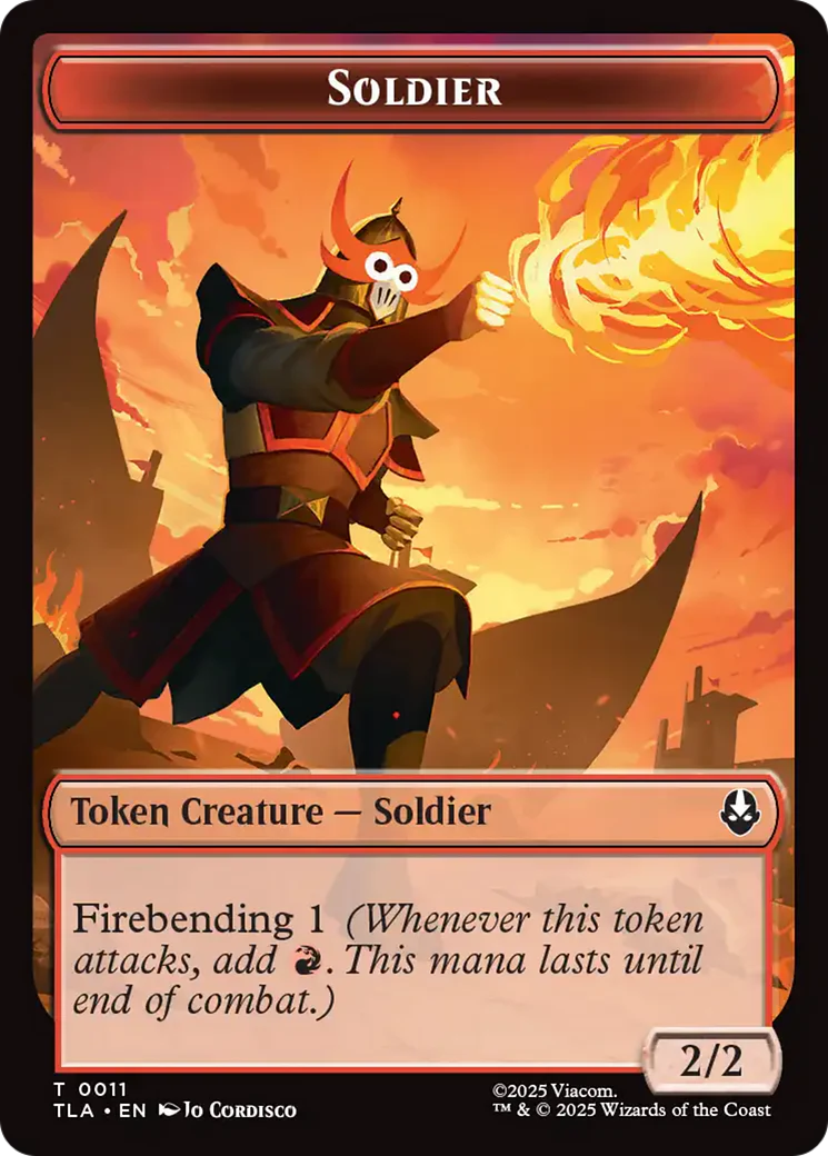 Ally (0005) // Soldier (0002) Double-Sided Token [Avatar: The Last Airbender Tokens] - Image 2