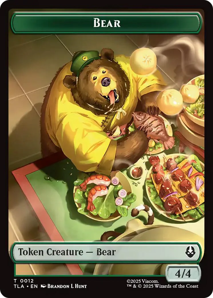 Ally (0006) // Bear Double-Sided Tokens [Avatar: The Last Airbender Tokens] - Image 2