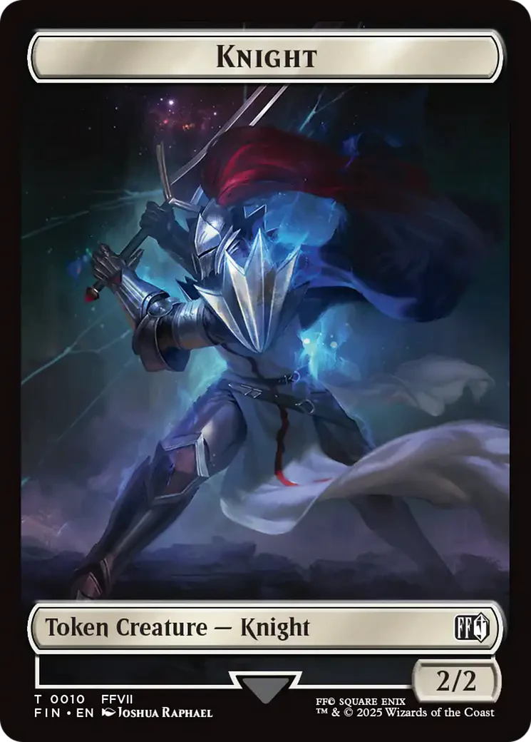 Hero (0002) // Knight Double-Sided Token [FINAL FANTASY Tokens] - Image 2
