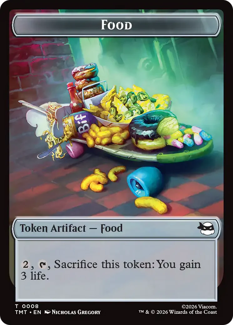 Insect Warrior // Food Double-Sided Token [Teenage Mutant Ninja Turtles Tokens] - Image 2
