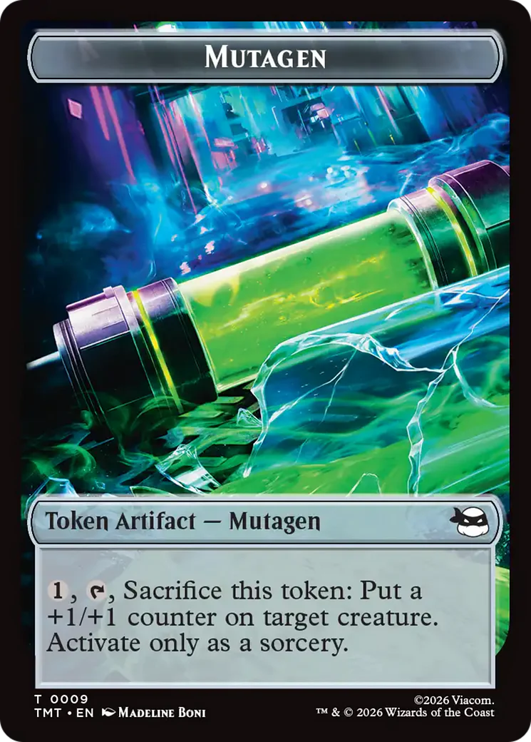 Ninja // Mutagen Double-Sided Token [Teenage Mutant Ninja Turtles Tokens] - Image 2