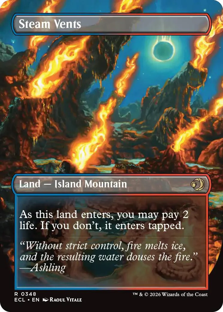 Steam Vents (Borderless) [Lorwyn Eclipsed] - Image 2