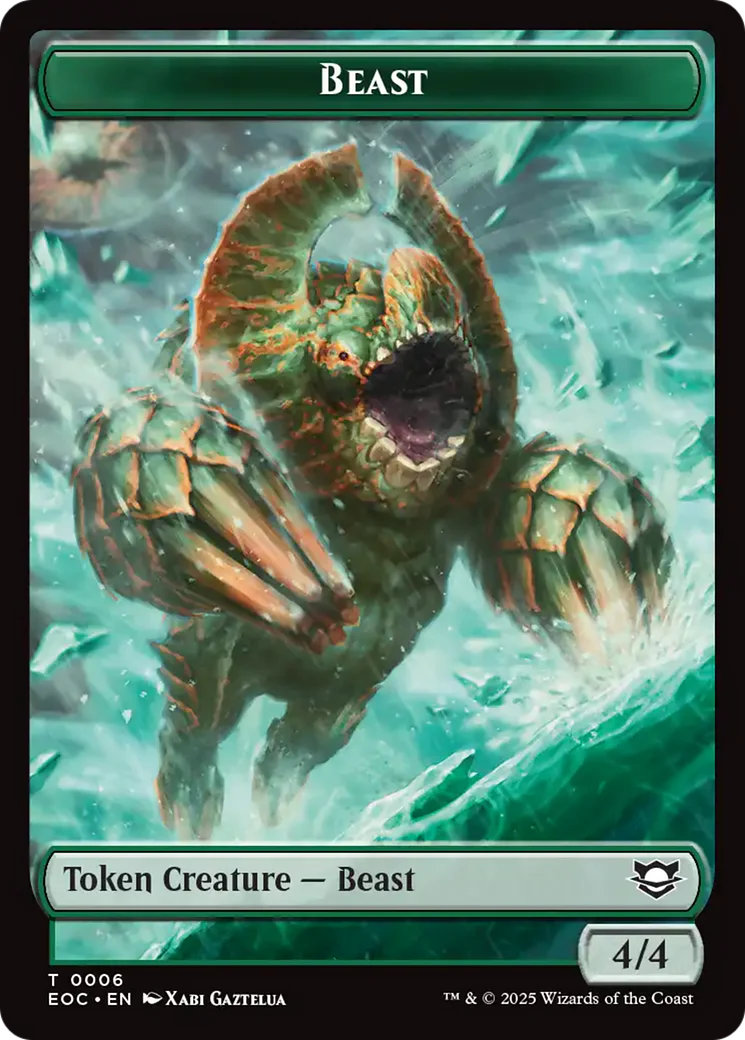Thopter // Beast (0006) Double-Sided Token [Edge of Eternities Commander Tokens] - Image 2