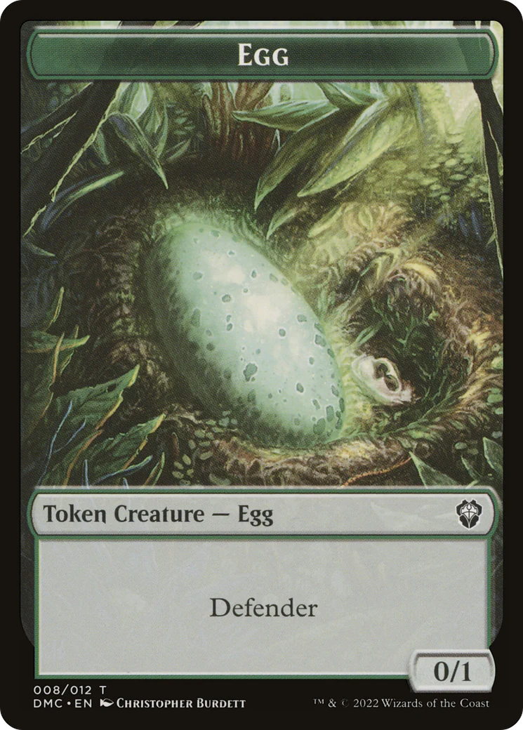 Treasure // Egg Double-Sided Token [Secret Lair Drop Series] - Image 2
