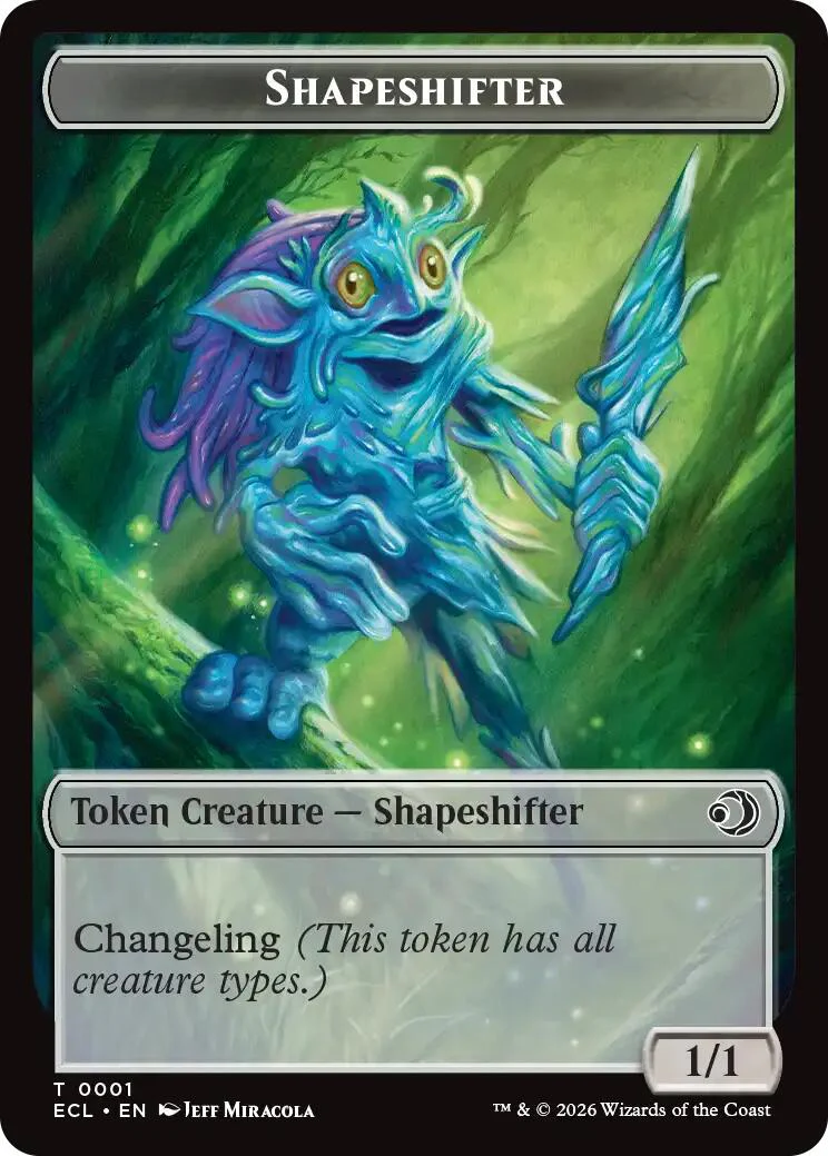 Treasure // Shapeshifter Double-Sided Token [Lorwyn Eclipsed Tokens] - Image 2