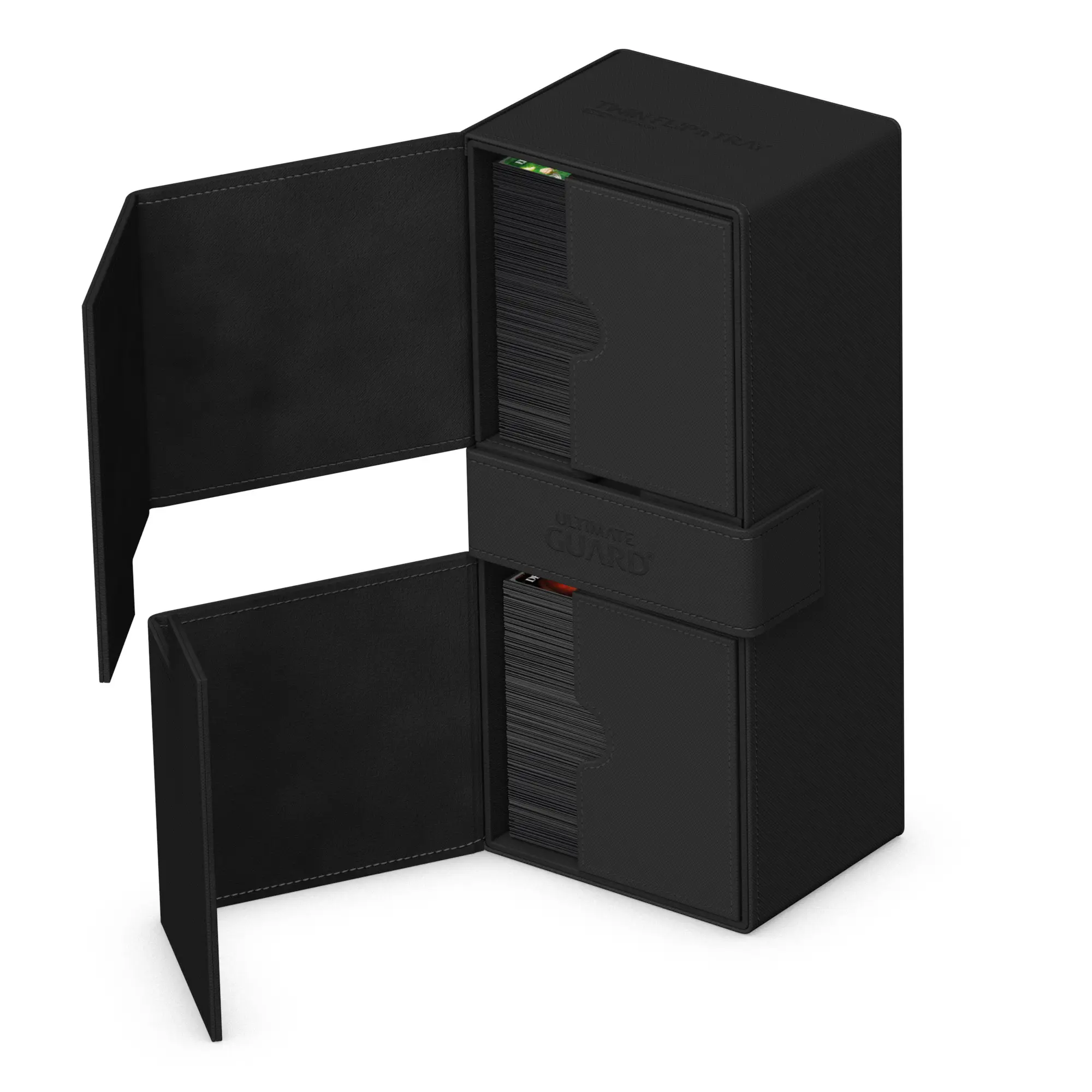 Ultimate Gaurd: Deck Case - Flip Tray 266+ - Mono-Color Black - Image 2