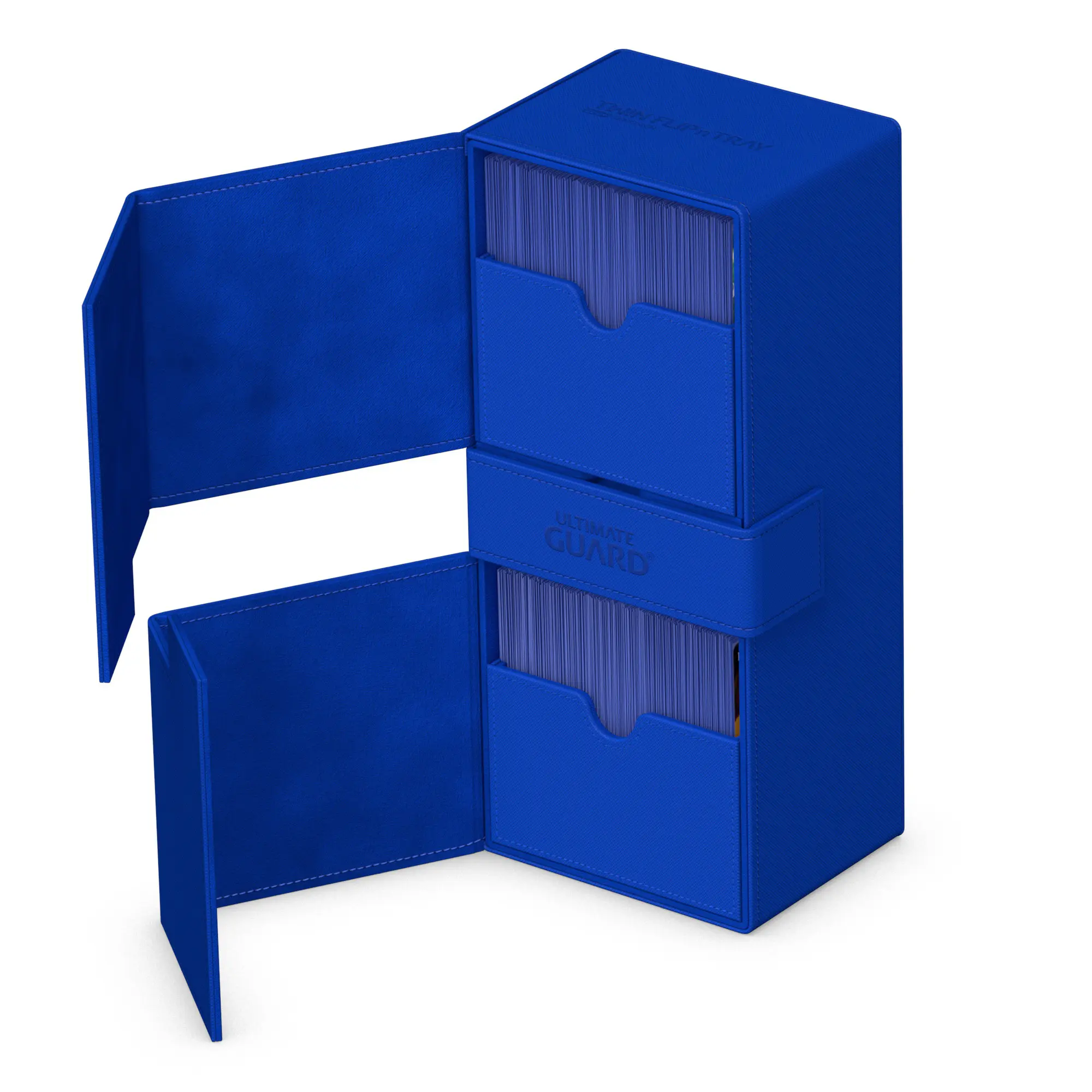 Ultimate Gaurd: Deck Case - Flip Tray 266+ - Mono-Color Blue - Image 2