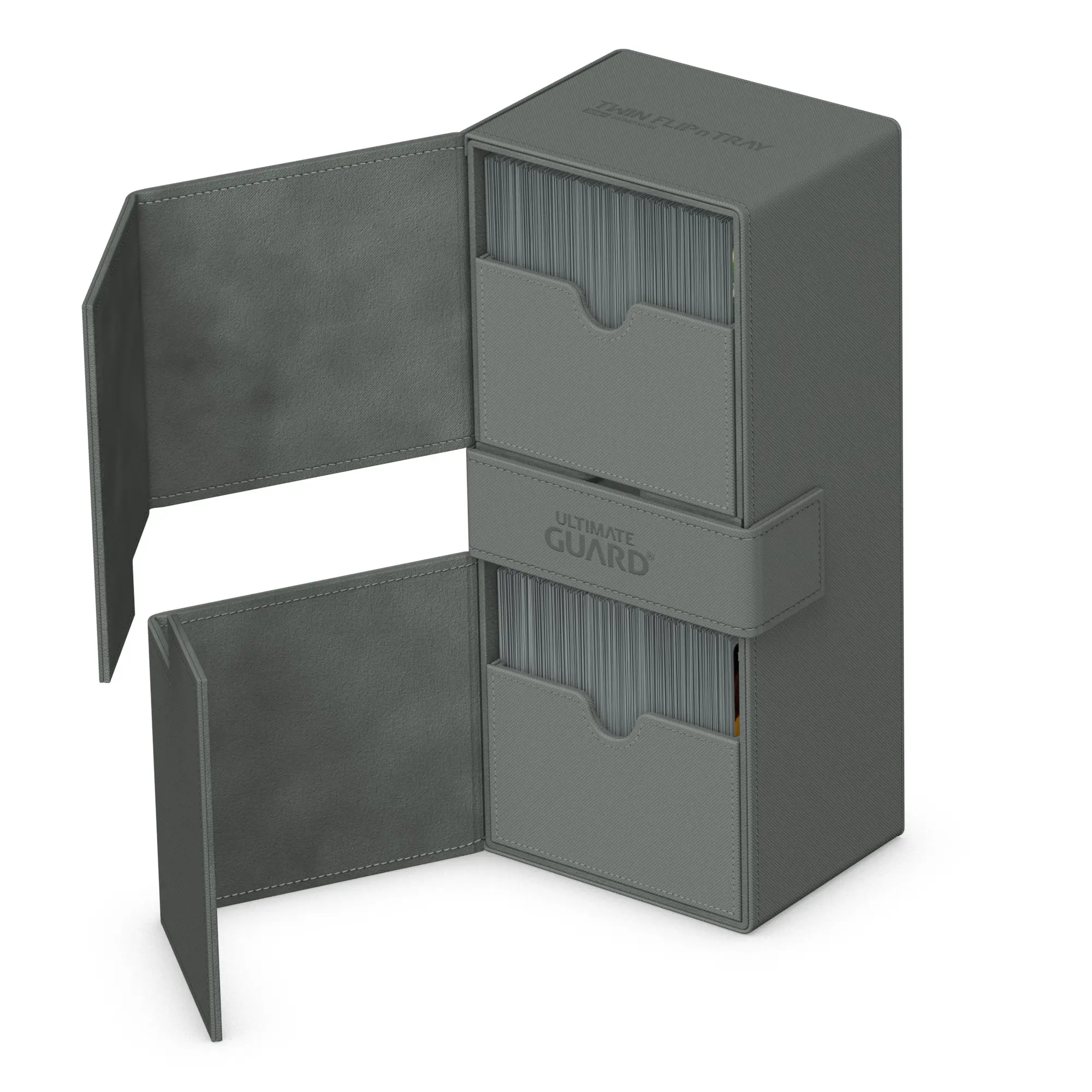 Ultimate Gaurd: Deck Case - Flip Tray 266+ - Mono-Color Grey - Image 2